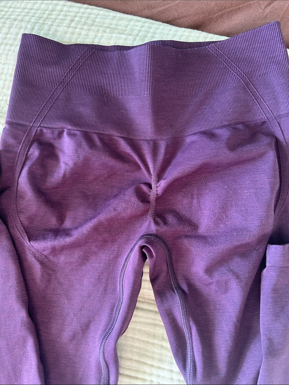 Oner Active Limitless Deep Purple Seamless High-Waist Leggings - Picture 2 of 3